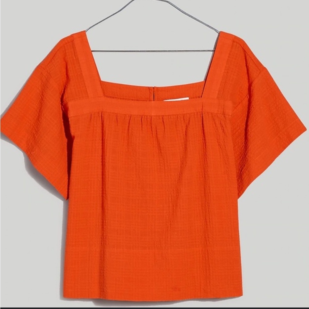 Madewell Square Neck Popover Top 🍄